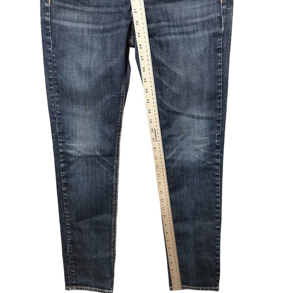 Rag and Bone Dre Denim Darker Blue Low Rise Straight Leg Jeans Womens Size 26 - Picture 6 of 9